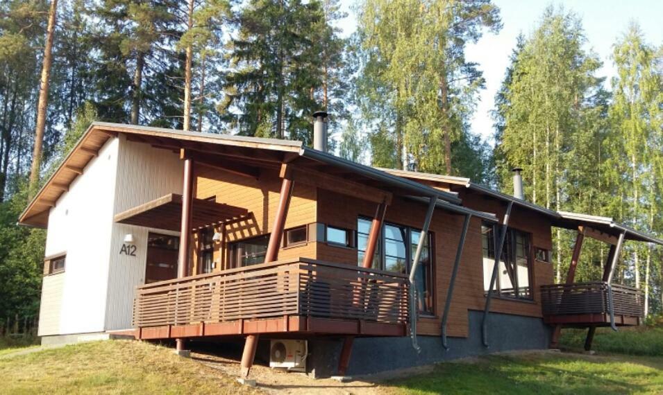Saimaa Style Spa Chalet Virasoja Exterior foto